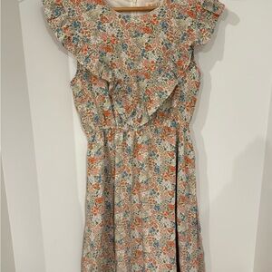 Roolee Floral Nursing Ruffle Dress